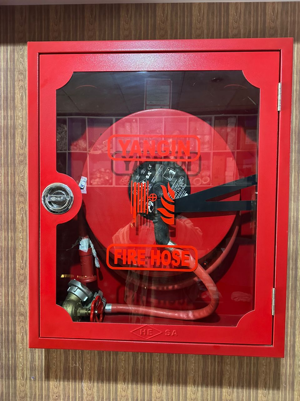 Fire Hose Reel — Internal View