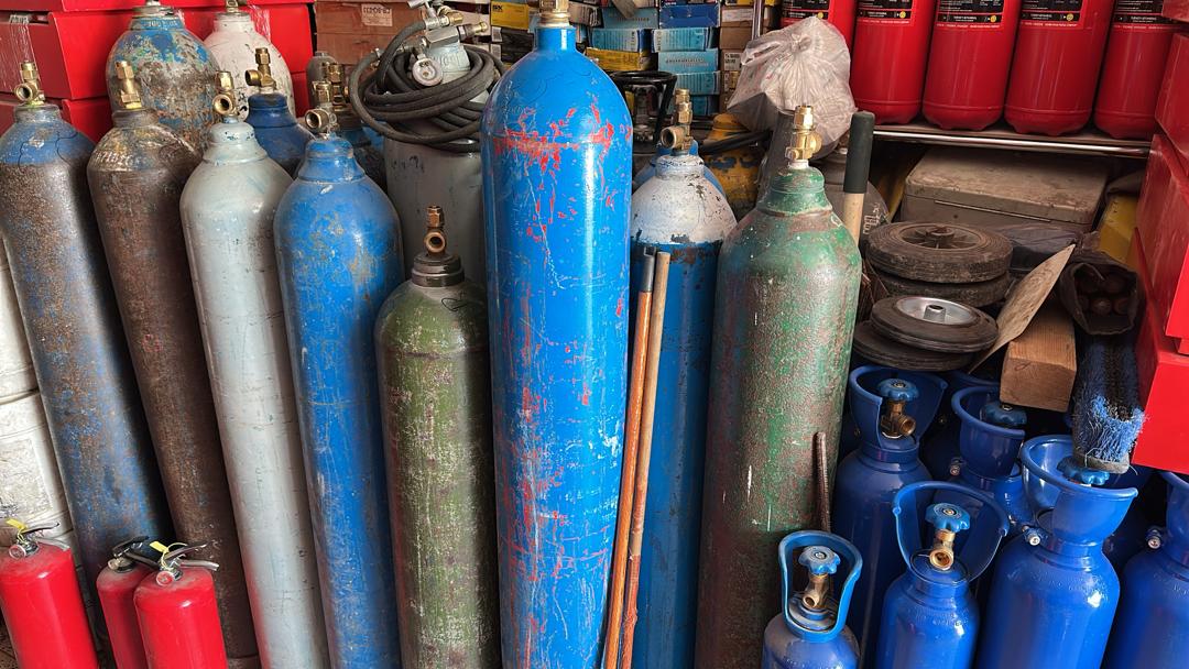 Industrial Gas Cylinder Stock